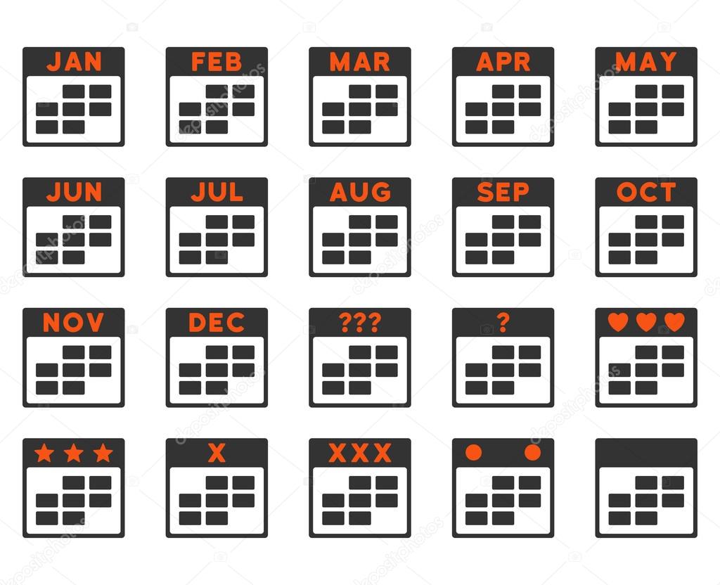 Calendar Months Icon