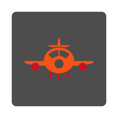 Uçak yuvarlak kare düğme