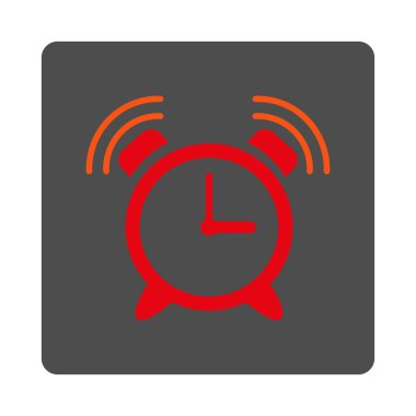 Sirene saat yüzük yuvarlak kare düğme