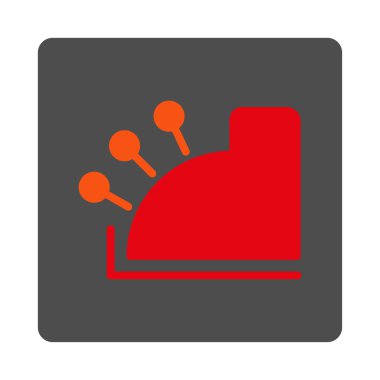 Para Makinesi Yuvarlak Kare Düğmesi