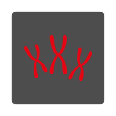 Kromozomlar Yuvarlak Kare Düğmesi