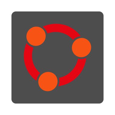 İşbirliği Yuvarlak Kare Düğmesi