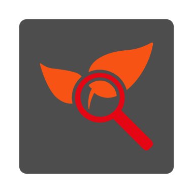 Doğal Tıp yuvarlak kare düğmeye keşfetmek