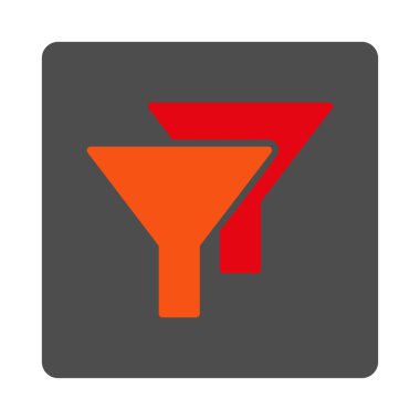 Filtreleri yuvarlak kare düğme