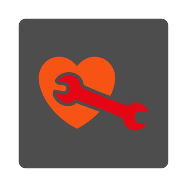 Kalp Cerrahisi Yuvarlak Kare Düğmesi