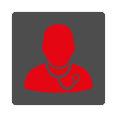 Doktor yuvarlak kare düğme