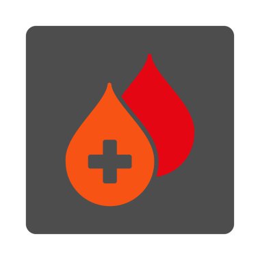 Tıbbi damla kare düğme yuvarlak