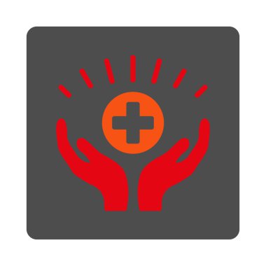 Tıbbi refah yuvarlak kare düğme