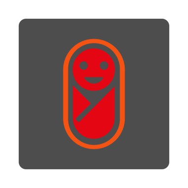 Yenidoğan Yuvarlak Kare Düğmesi