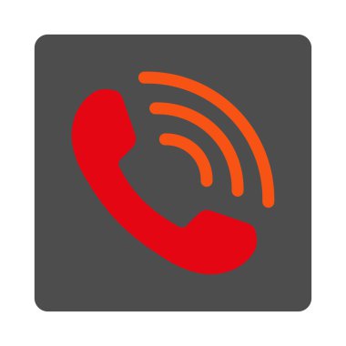 Telefon Çağrısı Yuvarlak Kare Düğmesi