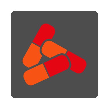 Hapları yuvarlak kare düğme