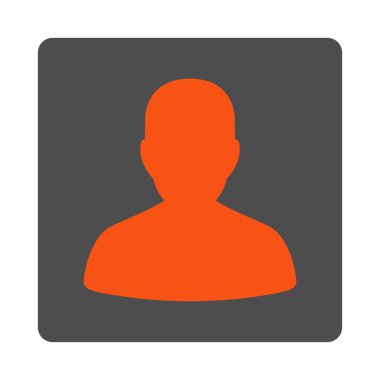 Portre yuvarlak kare düğme