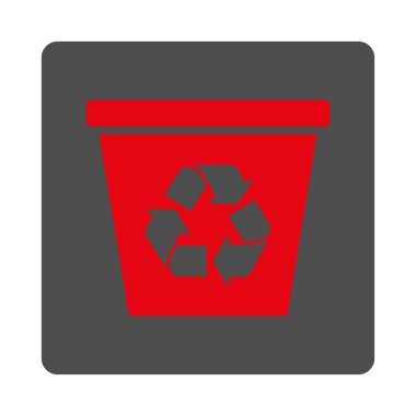 Çöp Kovası yuvarlak kare düğme