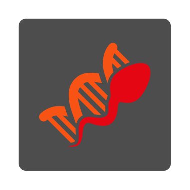 Sperm çoğaltma yuvarlak kare düğme