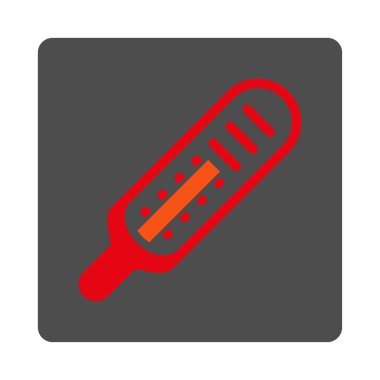 Termometre yuvarlak kare düğme