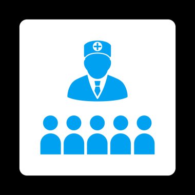 Doktor sınıf düz düğme