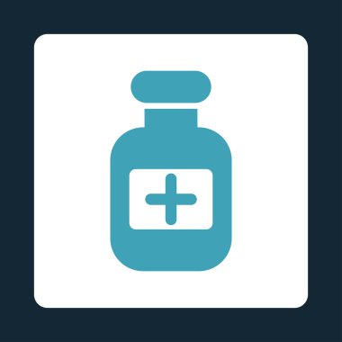 İlaç konteyner düz düğme