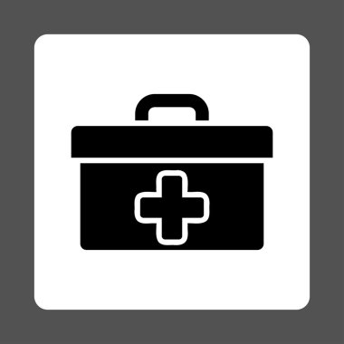 İlkyardım araç kutusu düz düğme