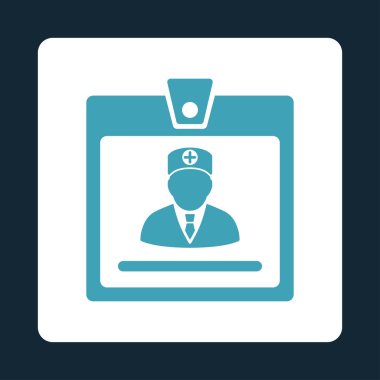 Doktor rozet düz düğme