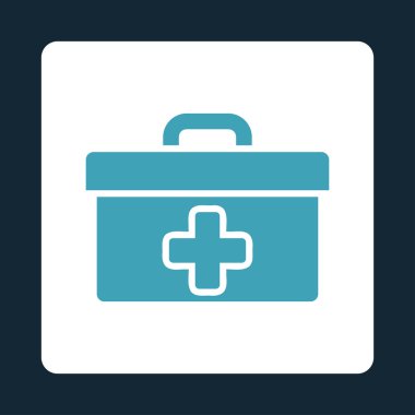 İlkyardım araç kutusu düz düğme