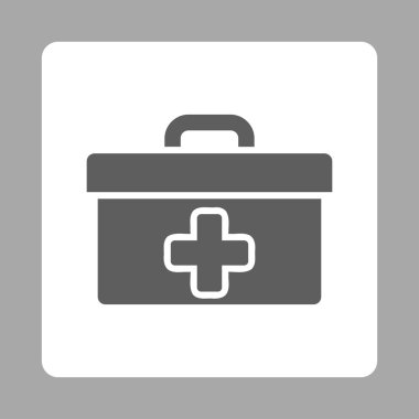 İlkyardım araç kutusu düz düğme