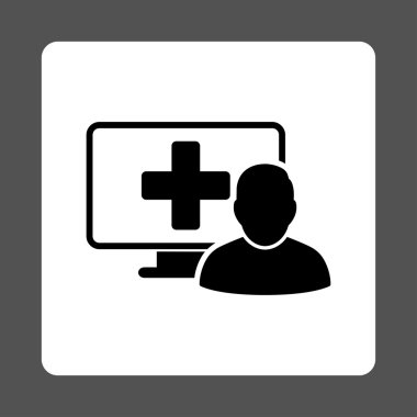 Online tıp düz düğme