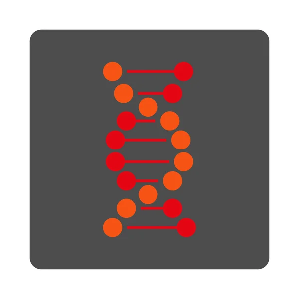 Dna 둥근 사각형 버튼 — 스톡 벡터