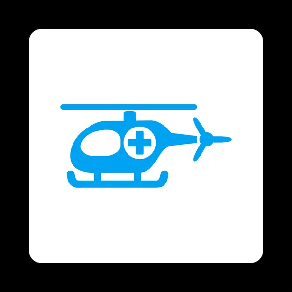 Medical Chopper Flat Button — Stock Vector