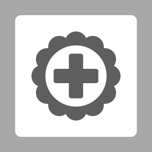 医療ステッカー フラット ボタン — ストックベクタ