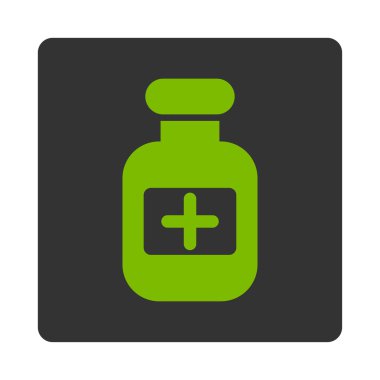 Uyuşturucu kapsayıcı düz düğme