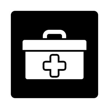 İlkyardım araç kutusu düz düğme