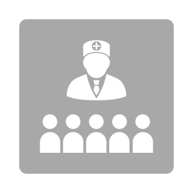 Doktor sınıf düz düğme