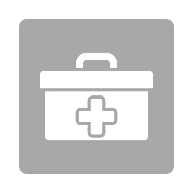 İlkyardım araç kutusu düz düğme