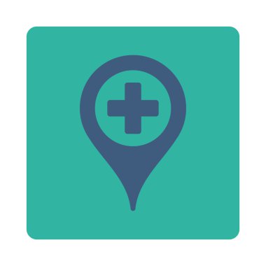 Klinik işaretçi düz düğme