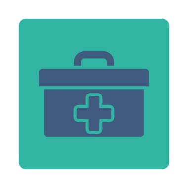İlkyardım araç kutusu düz düğme