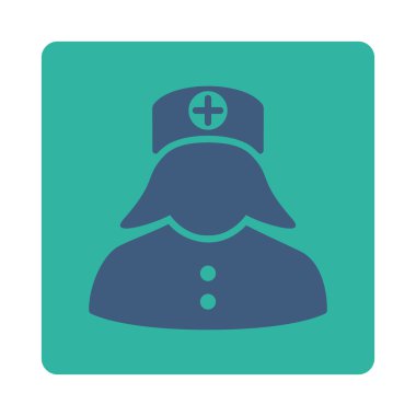 Hemşire düz düğme