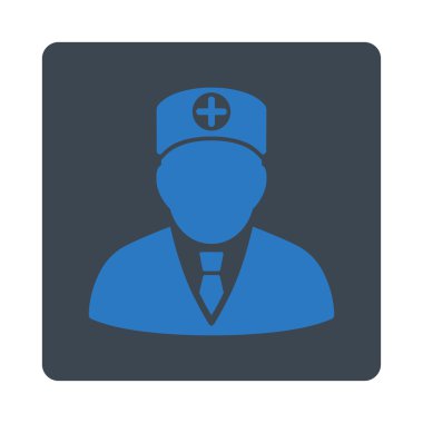 Baş hekim düz düğme