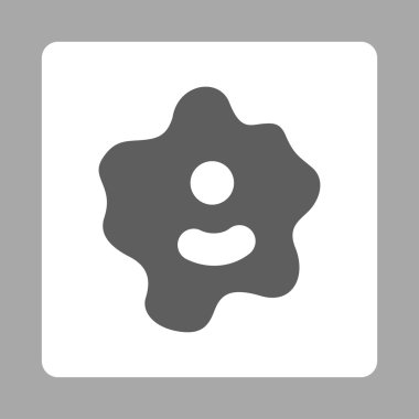 Bakteri yuvarlak kare düğme