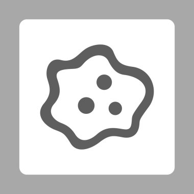 Bakteri yuvarlak kare düğme