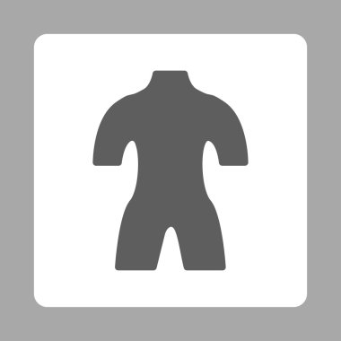 Vücut Yuvarlak Kare Düğmesi