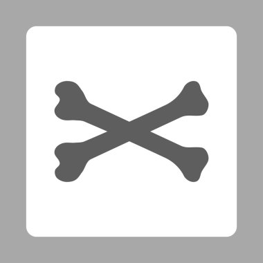 Kemikler Yuvarlak Kare Düğmesi