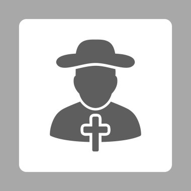 Dini yuvarlatılmış kare düğme