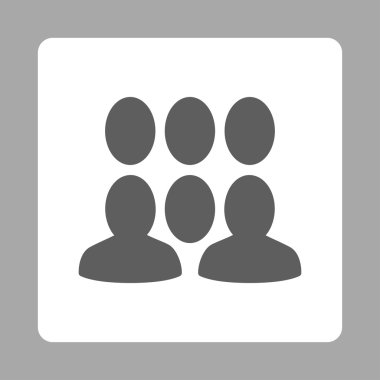 Erkekler yuvarlak kare düğme