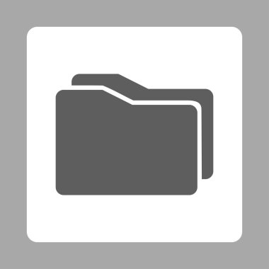 Klasörleri yuvarlak kare düğme