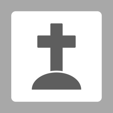 Mezar taşı yuvarlak kare düğme