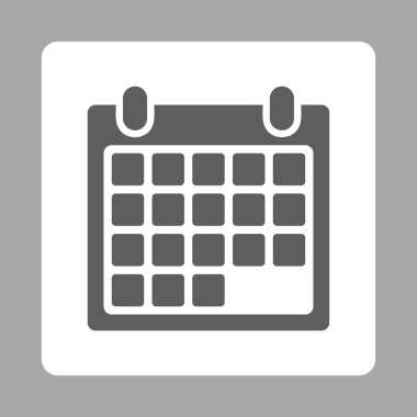 Ay yuvarlak kare düğme