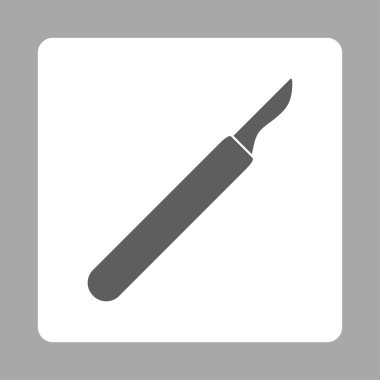 Neşter Yuvarlak Kare Düğmesi