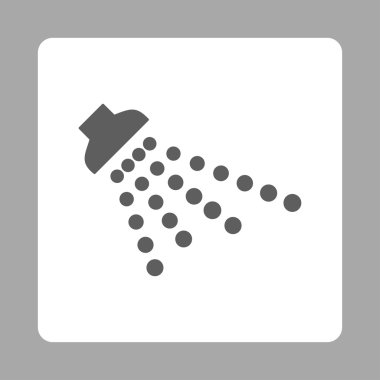 Duş yuvarlak kare düğme