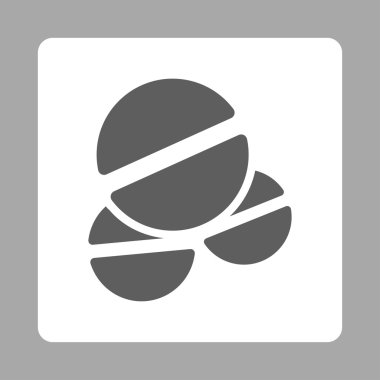 Tablet yuvarlak kare düğme