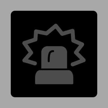 Sirene yuvarlak kare düğme